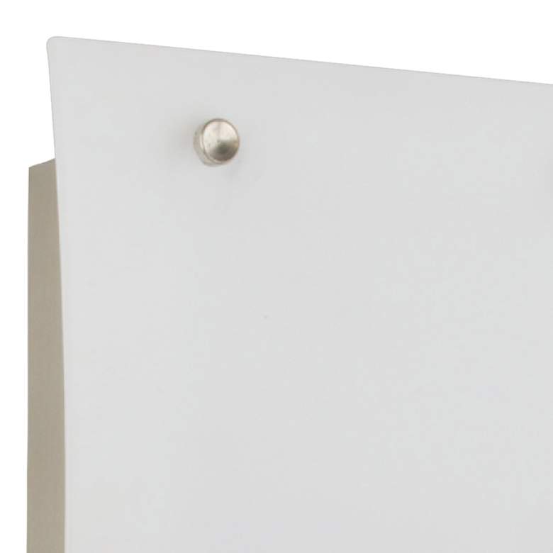 Image 2 Ideal 11 1/2 inch High Satin Nickel LED Wall Sconce more views