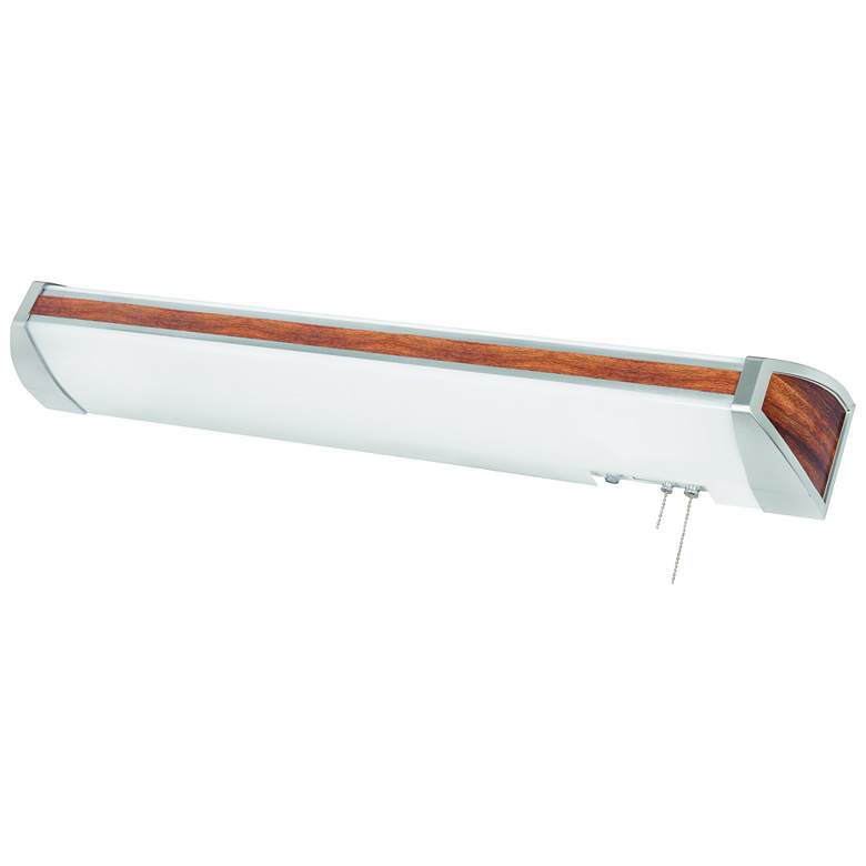 Image 1 Ideal Mahogany Wall Light