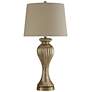 Idina Fluted Vase 32" Traditional Gold Glass Table Lamp