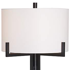 Image4 of Idira Black Industrial Modern Table Lamp with Dimmer with USB more views