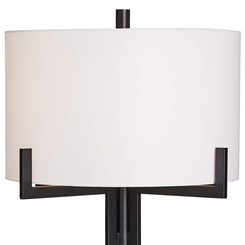 Image 4 Idira Black Industrial Modern Table Lamp with Dimmer with USB more views