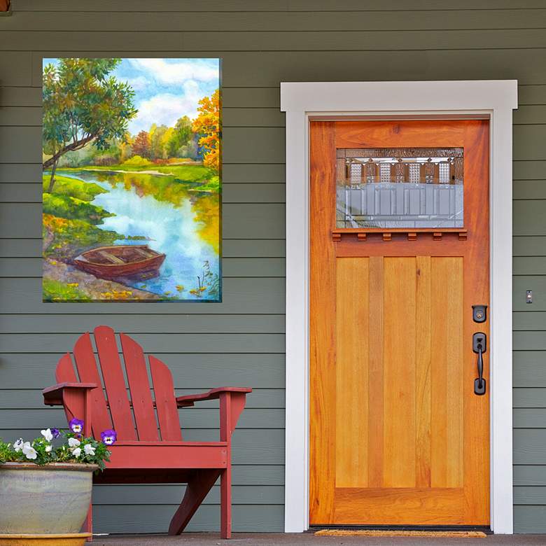 Image 3 Idle Time 40" High Rectangular Outdoor Canvas Wall Art more views