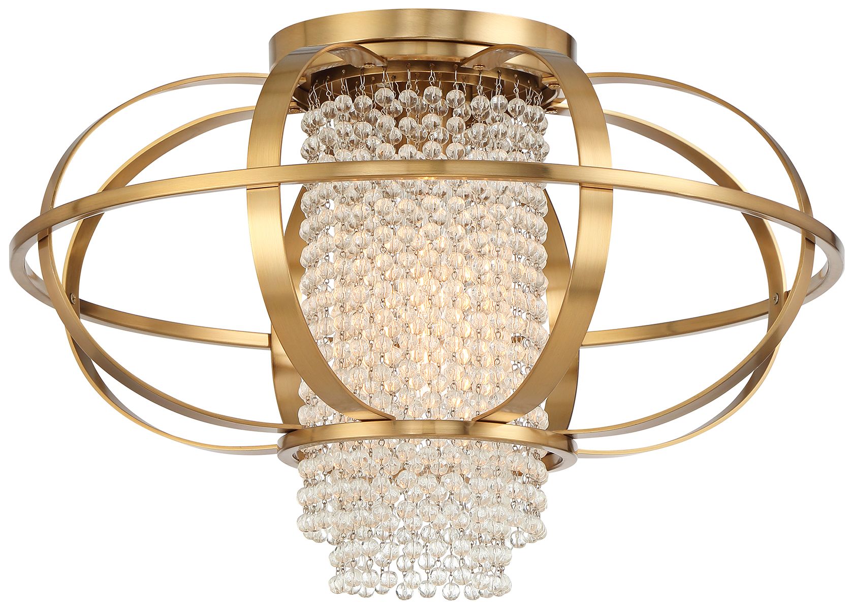 Image 3 Idlewild 1-Light Ceiling Light in Warm Brass more views
