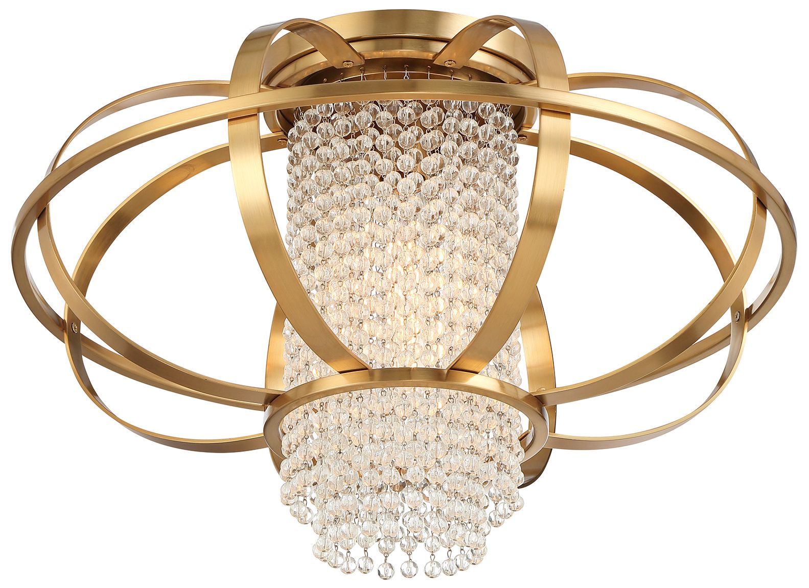 Image 5 Idlewild 1-Light Ceiling Light in Warm Brass more views
