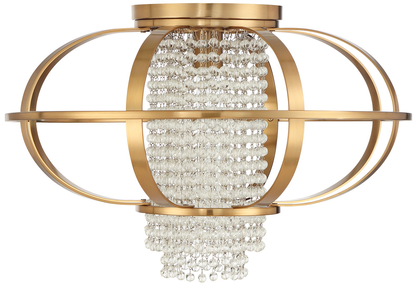 Image 6 Idlewild 1-Light Ceiling Light in Warm Brass more views