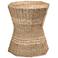 Idoya 17 1/4" Wide Natural Brown Seagrass End Table