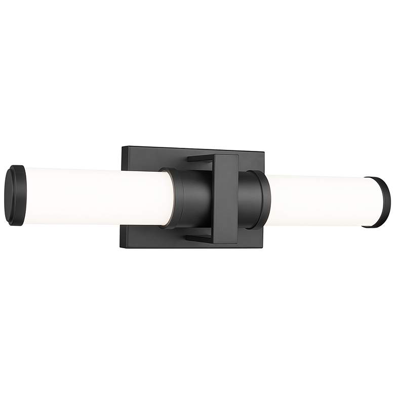 Image 1 Idris by Z-Lite Matte Black 4 inch 1 Light Vanity