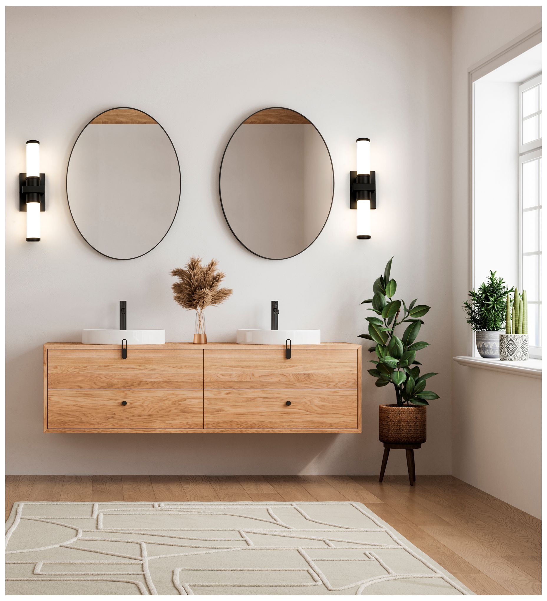 Image 3 Idris by Z-Lite Matte Black 4 inch 1 Light Vanity more views