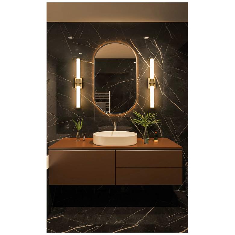 Image 3 Idris by Z-Lite Modern Gold 4 inch 1 Light Vanity more views