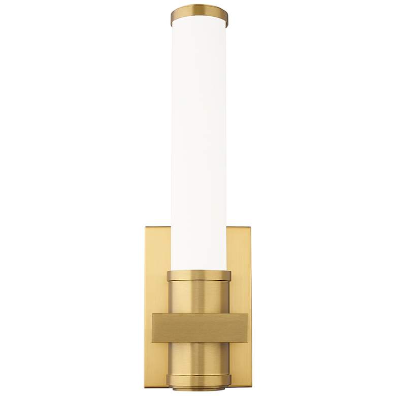 Image 6 Idris by Z-Lite Modern Gold 4 inch 1 Light Wall Sconce more views