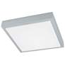 Idun 1 - 11 Inch LED Square Ceiling Light - Brushed Aluminum