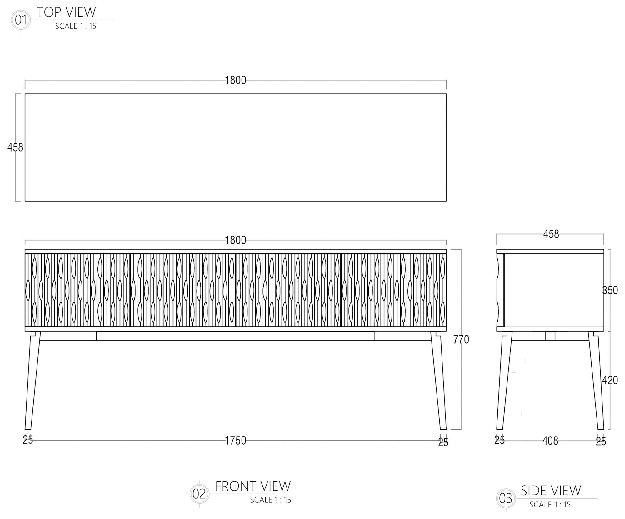 IE Series 71" Wide Coffee Buffet