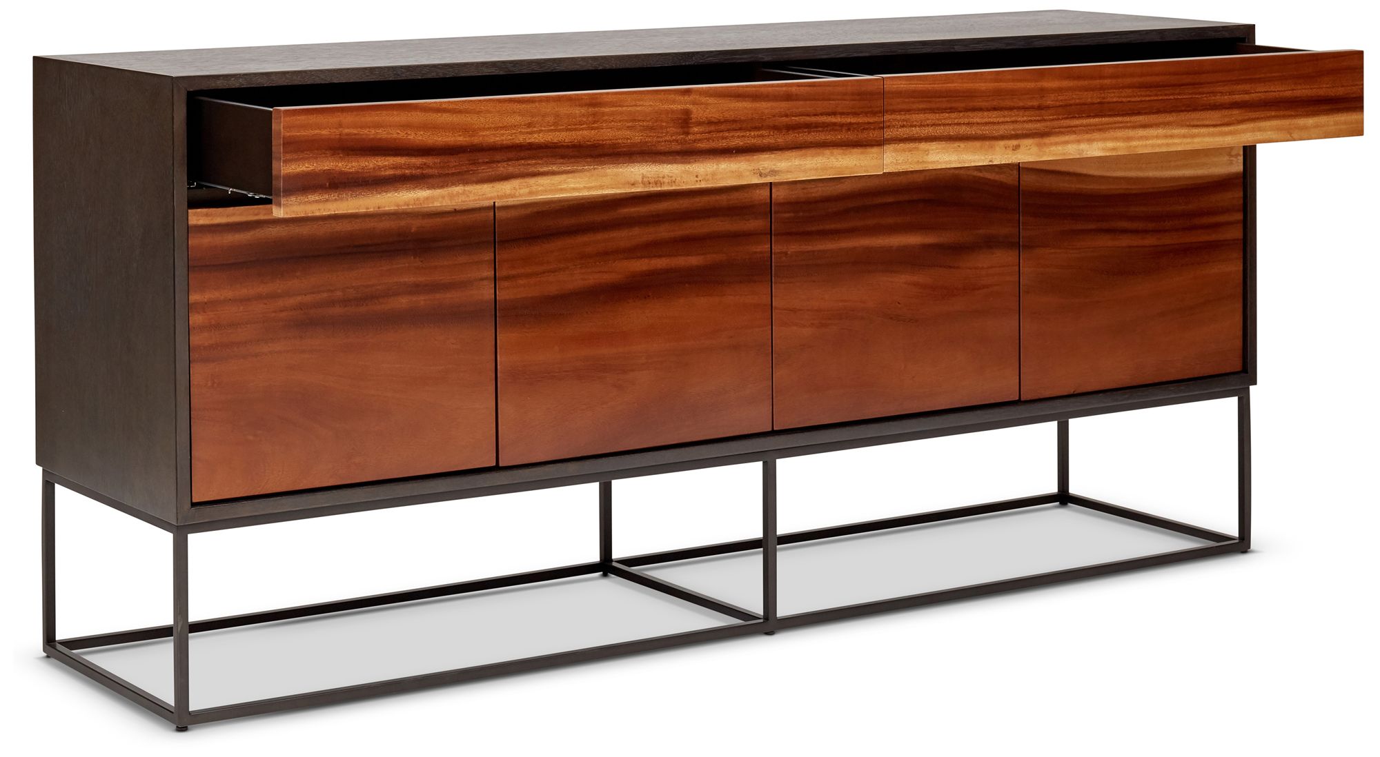 IE Series 71" Wide Suar, Black Buffet