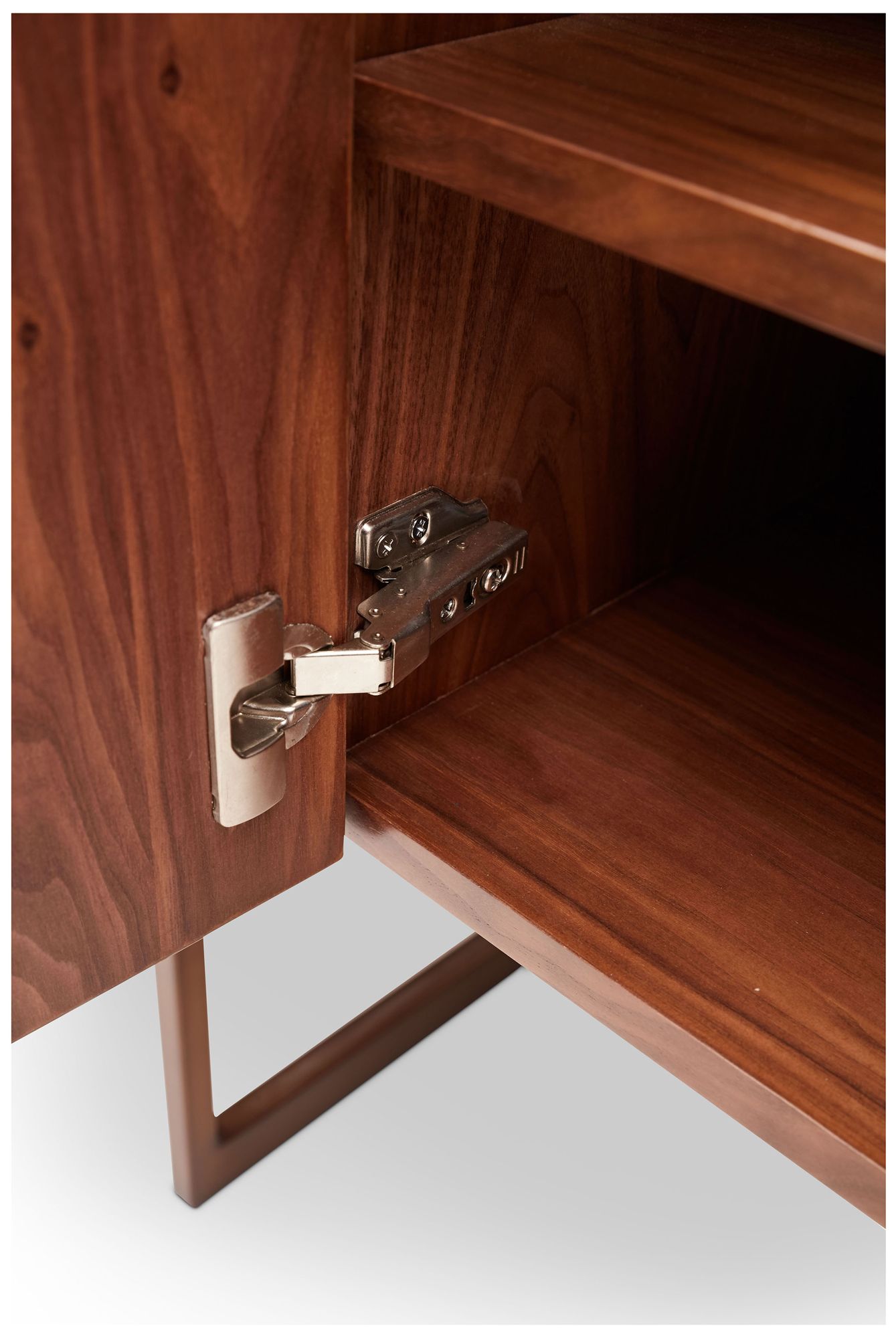 Image 6 IE Series 71" Wide Walnut, Vintage Copper Buffet more views