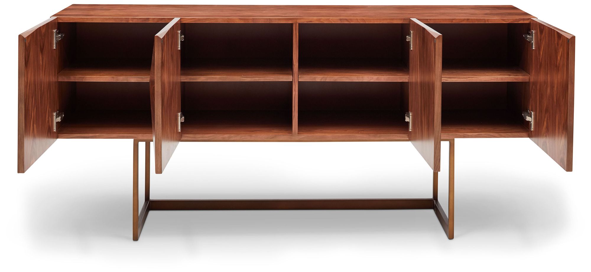 Image 7 IE Series 71" Wide Walnut, Vintage Copper Buffet more views