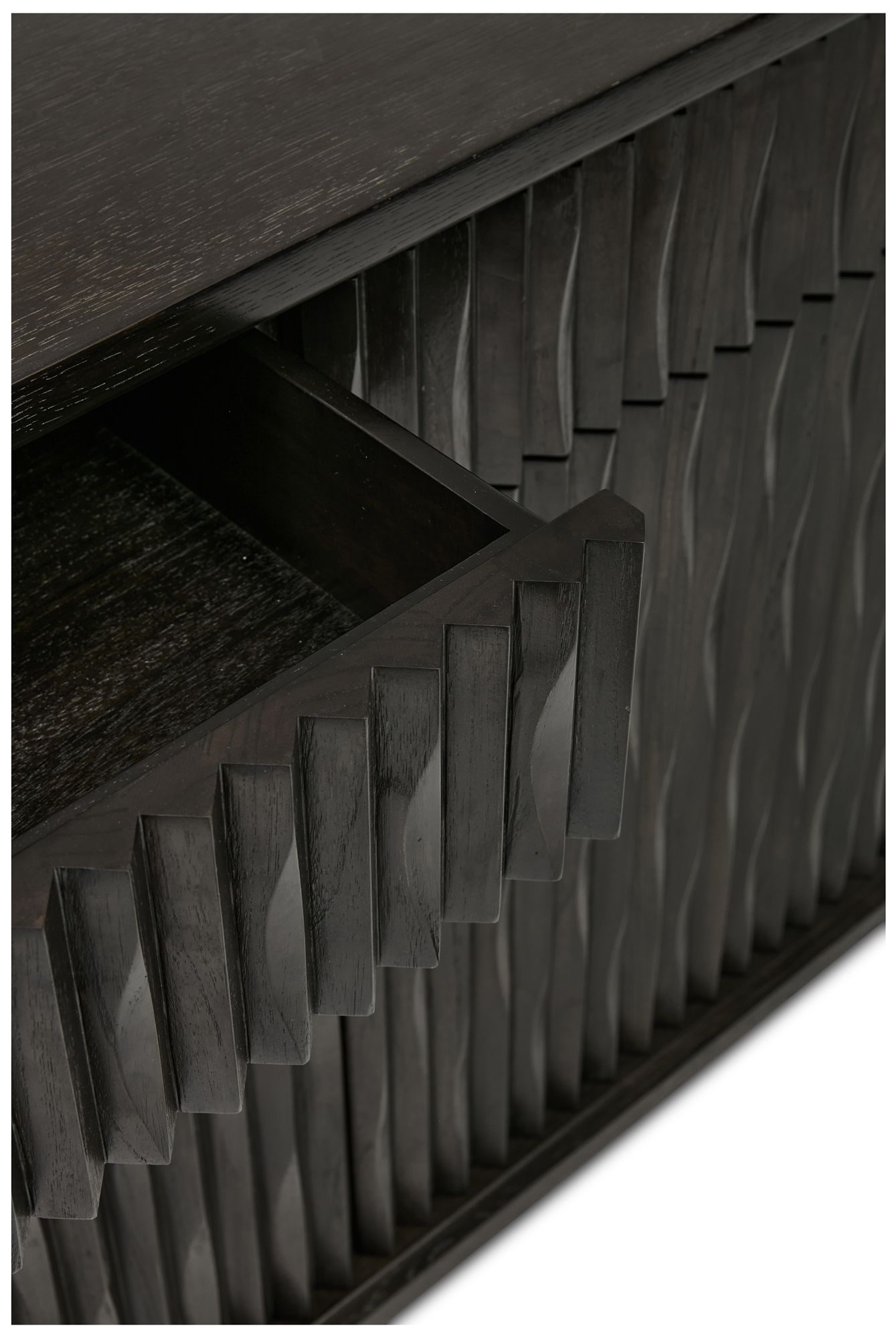 Image 6 IE Series 74.25" Wide Charcoal, Gold Buffet more views