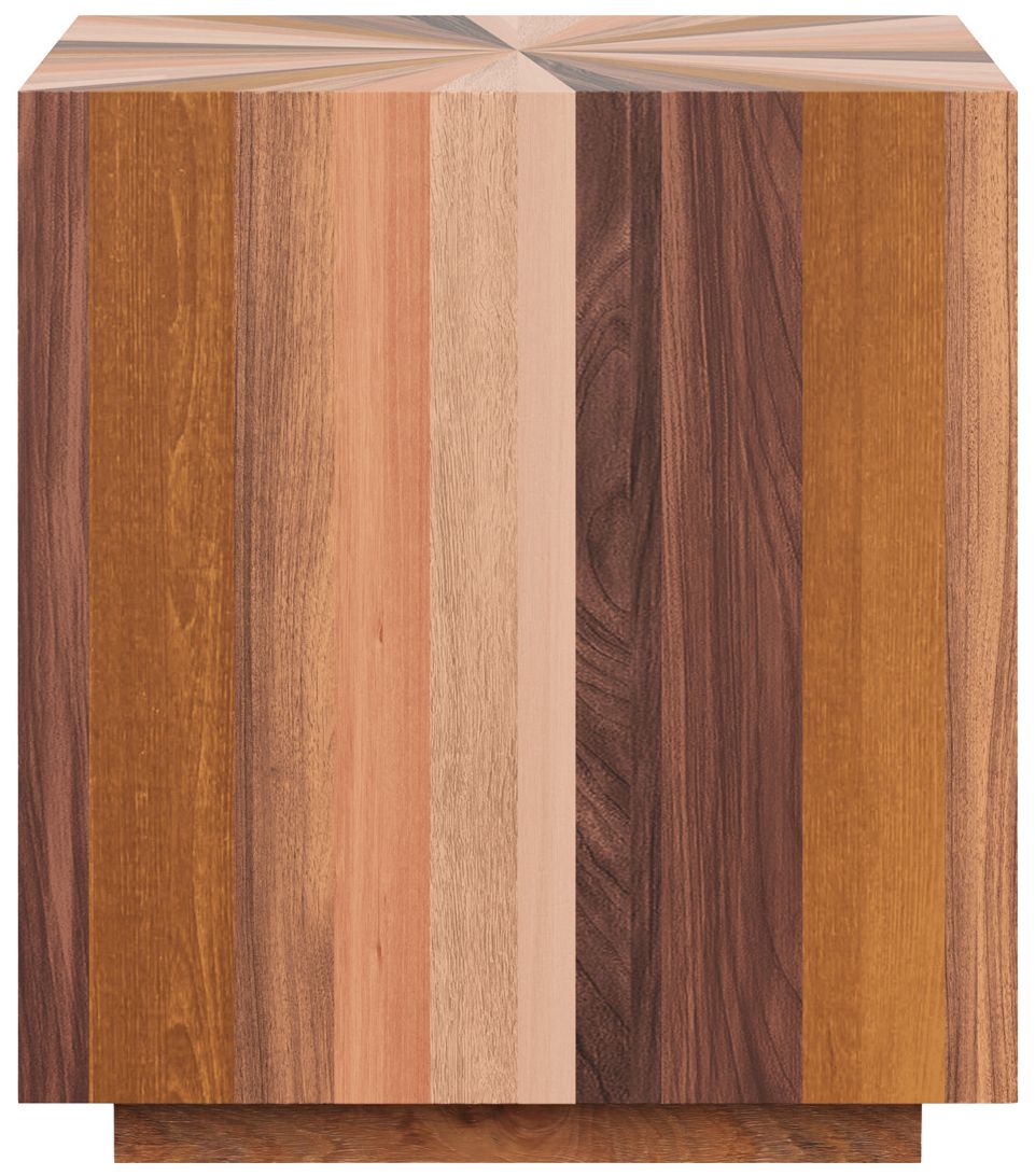 Image 2 IE Series Sun 21.5" Wide Mixed Wood End Table