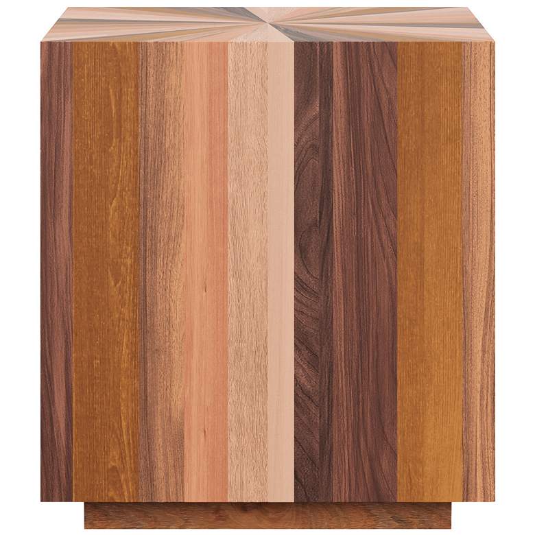 Image 1 IE Series Sun 21.5" Wide Mixed Wood End Table