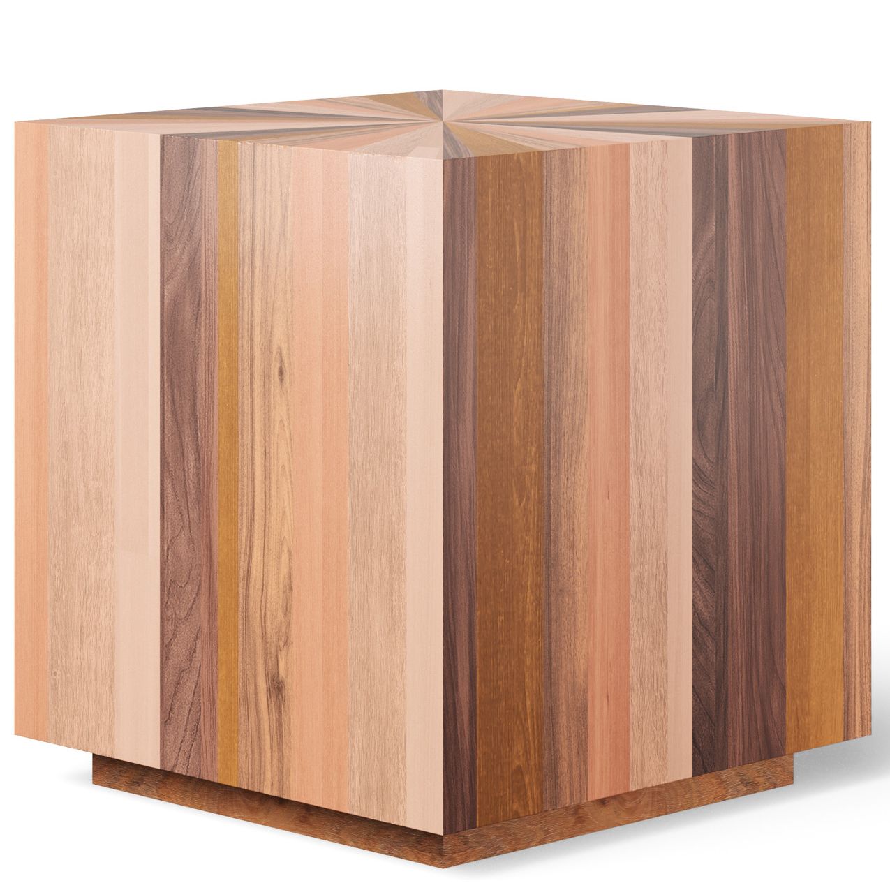 Image 3 IE Series Sun 21.5" Wide Mixed Wood End Table more views