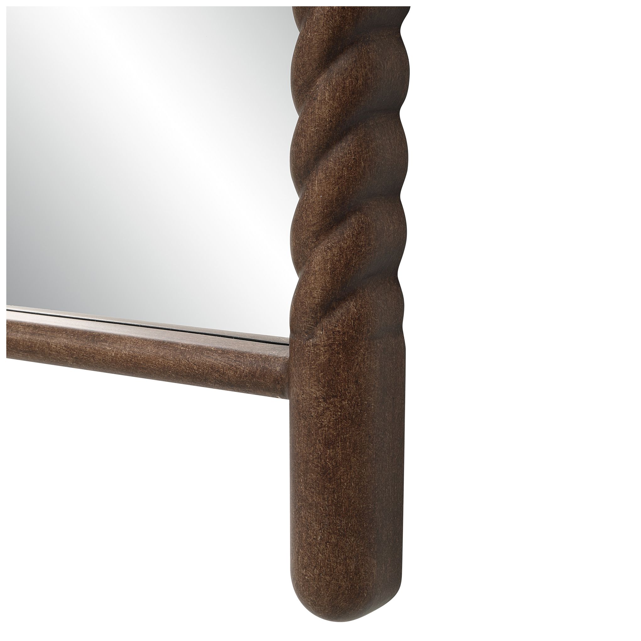 Image 3 Ignatius 72" H x 30" W Wall Mirror, Walnut more views