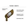 Thumbnail4 of Ignite 5 3/4" High Textured Brown 2700K LED Spot Light more views