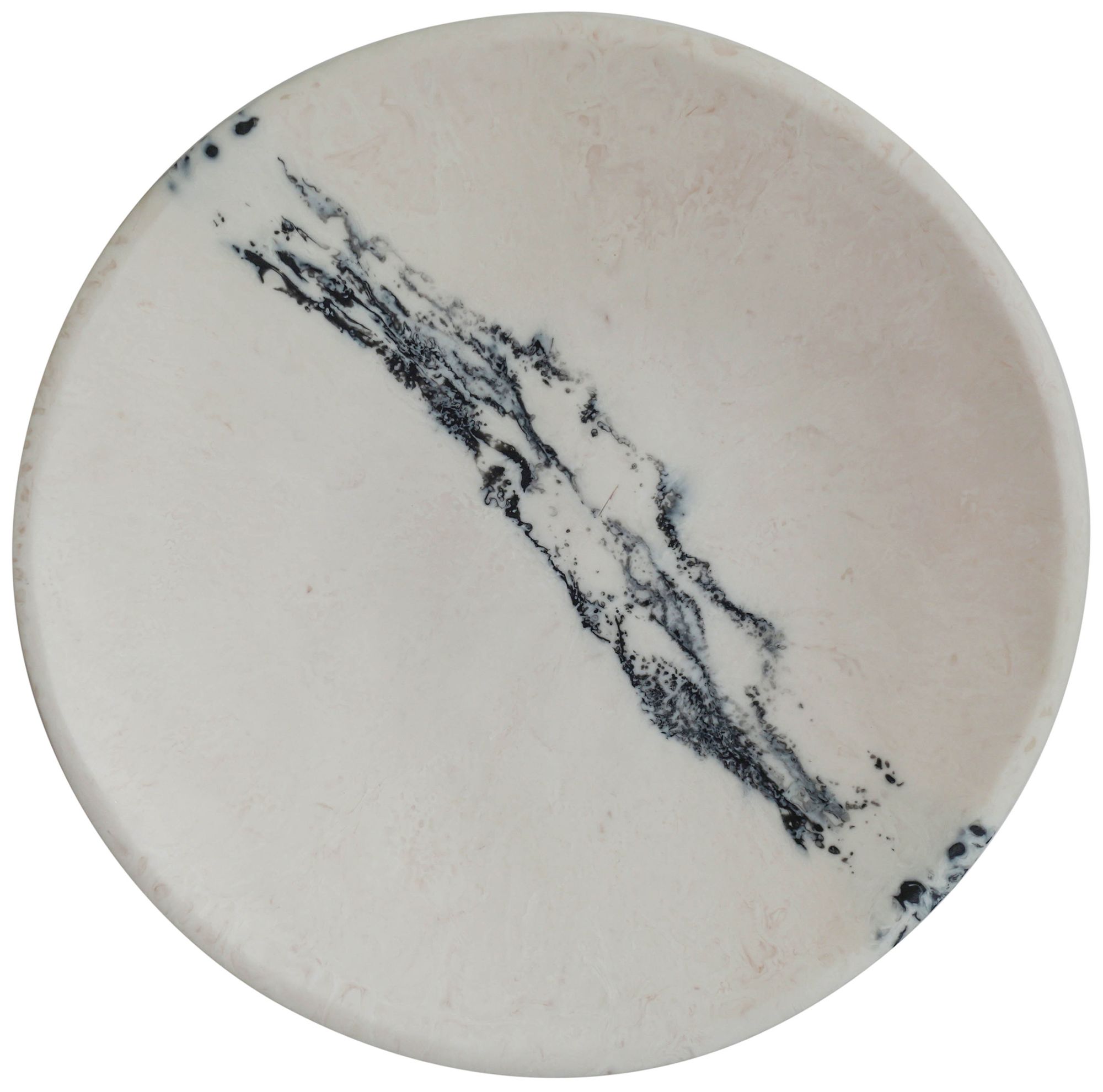 Image 3 Ikani Black & White Resin Serving Plate more views