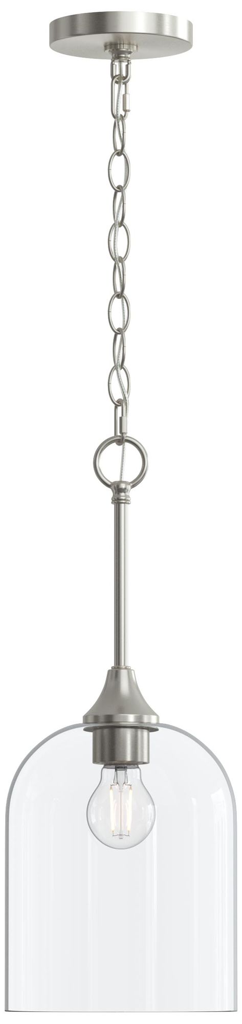 Image 7 Ilia 1-Light Pendant with Clear Glass Shade more views