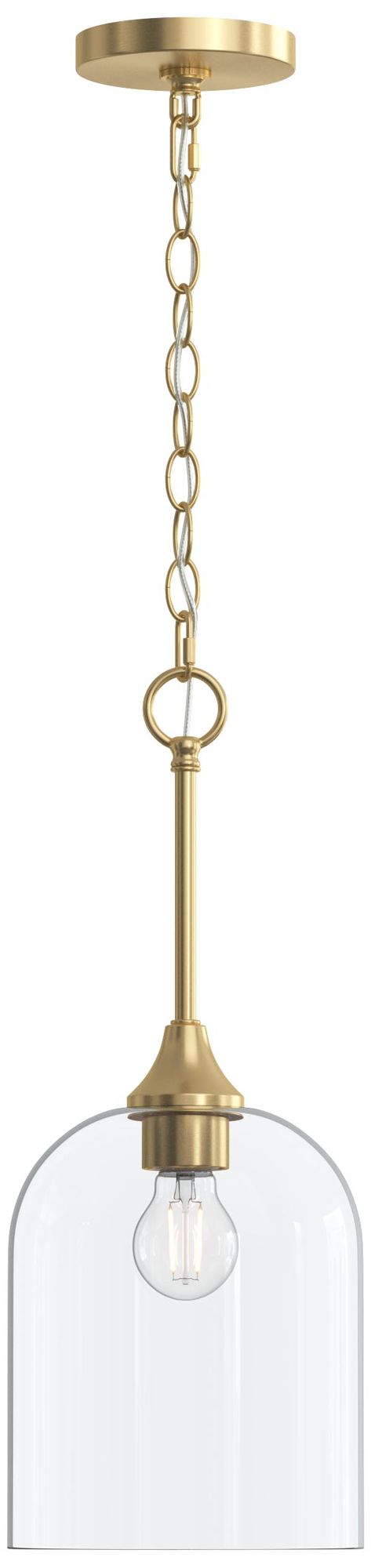 Image 7 Ilia 1-Light Pendant with Clear Glass Shade more views