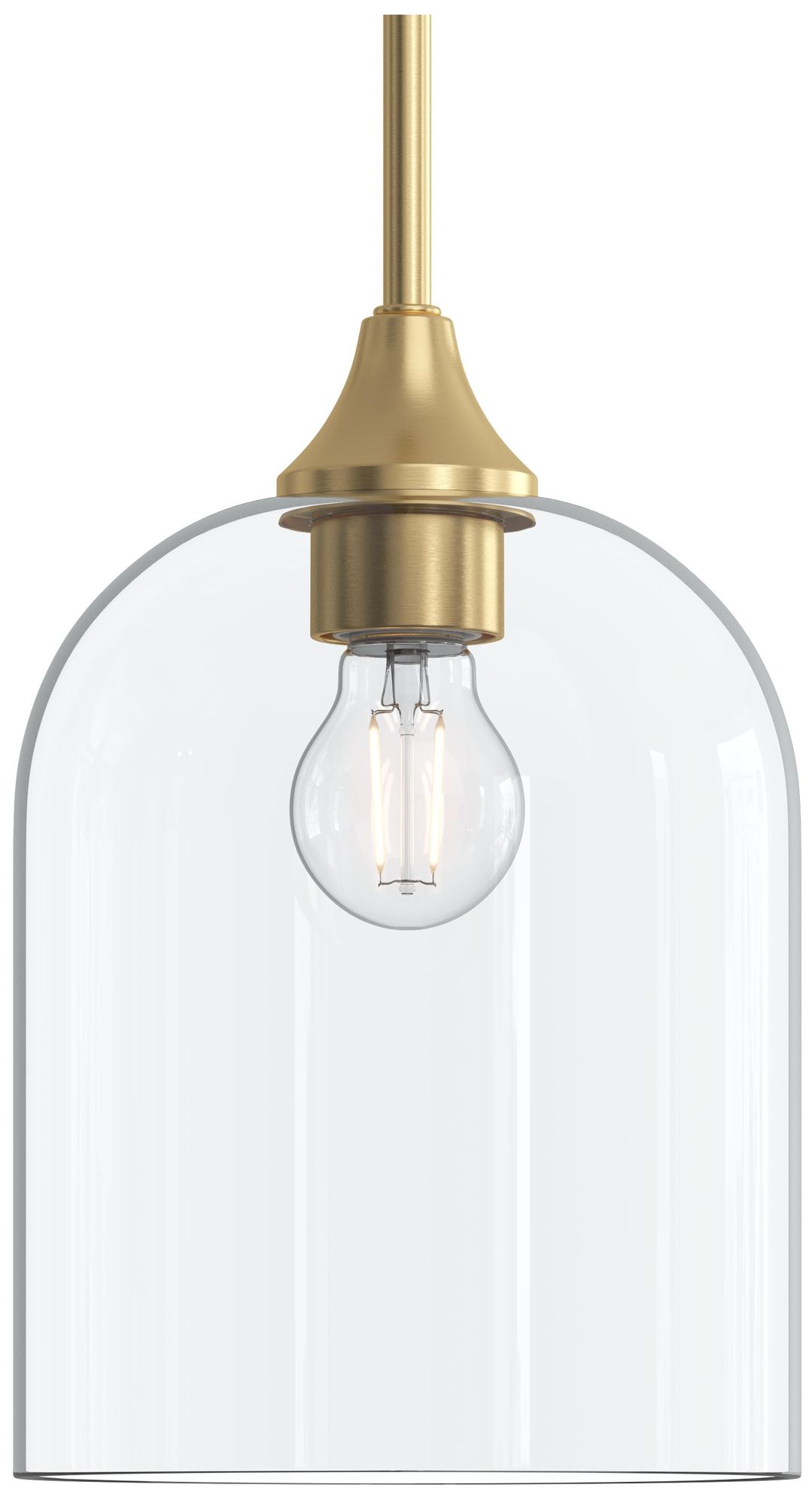 Ilia 1-Light Pendant with Clear Glass Shade