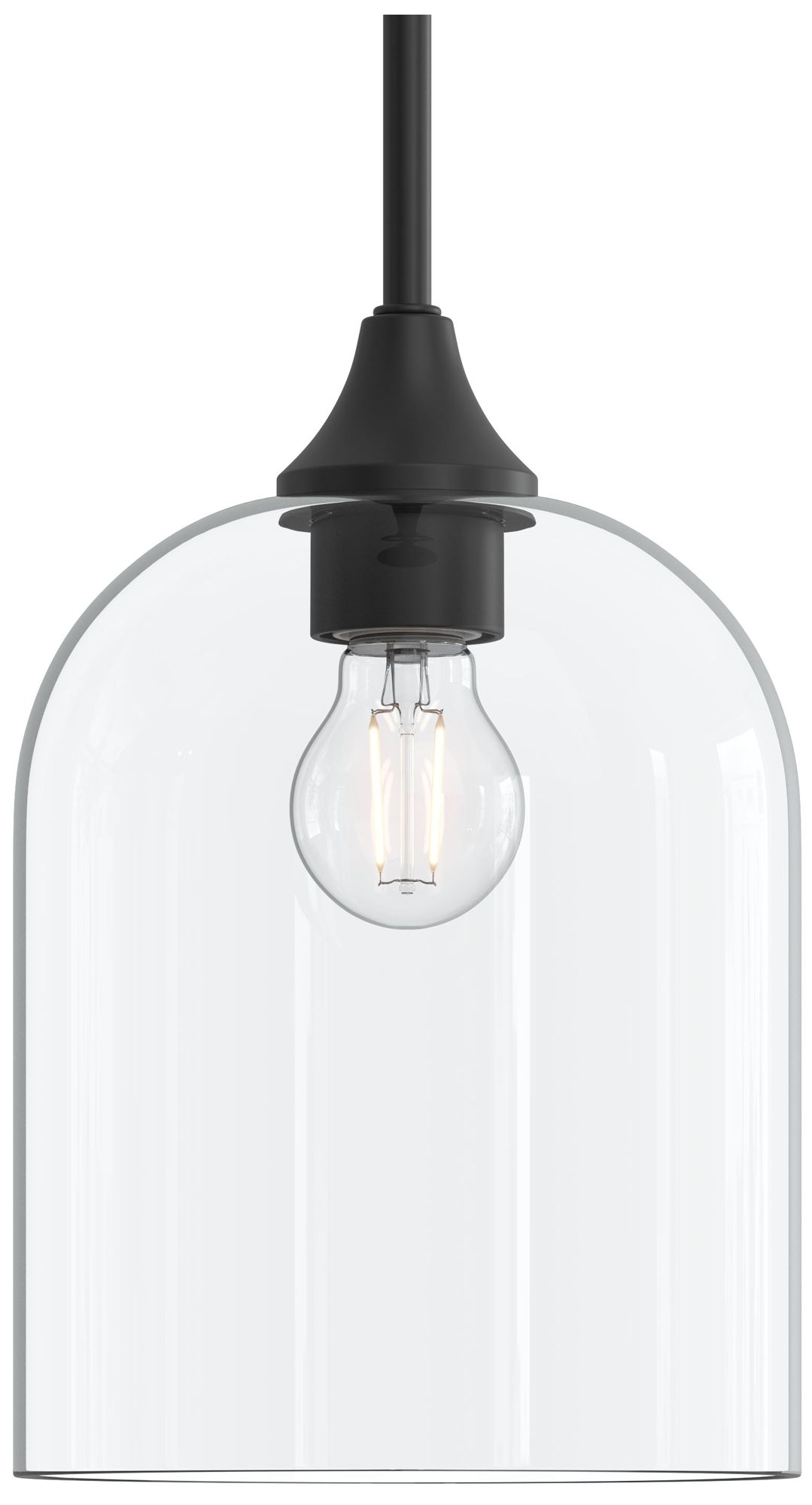 Ilia 1-Light Pendant with Clear Glass Shade