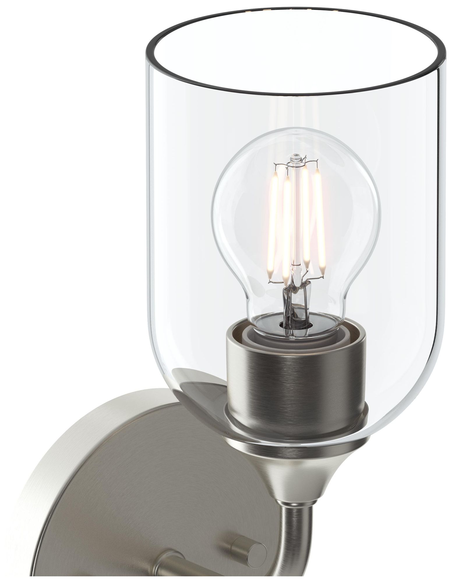 Image 6 Ilia 1-Light Wall Sconce with Clear Glass Shade more views