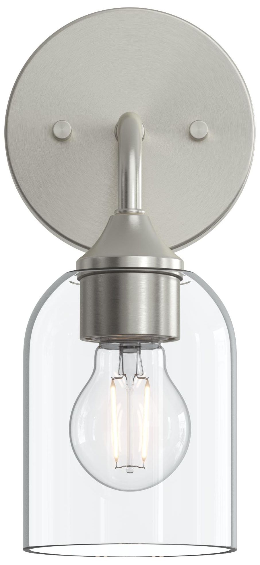 Image 7 Ilia 1-Light Wall Sconce with Clear Glass Shade more views