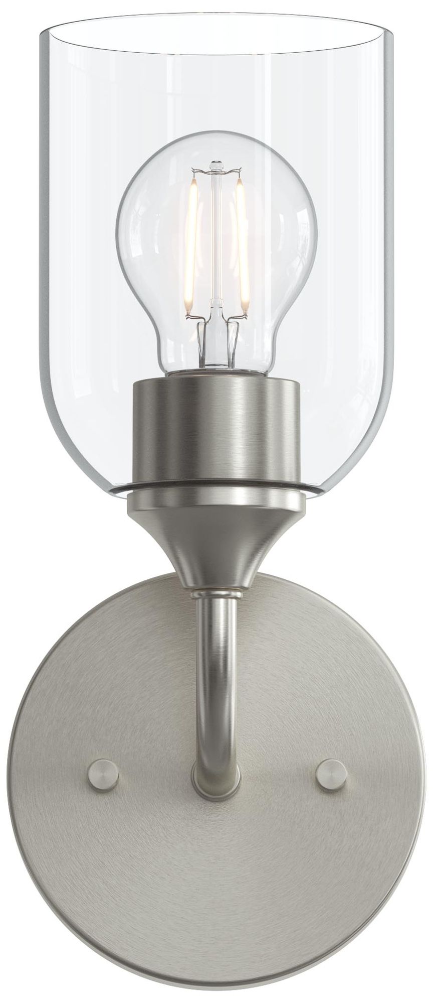 Ilia 1-Light Wall Sconce with Clear Glass Shade