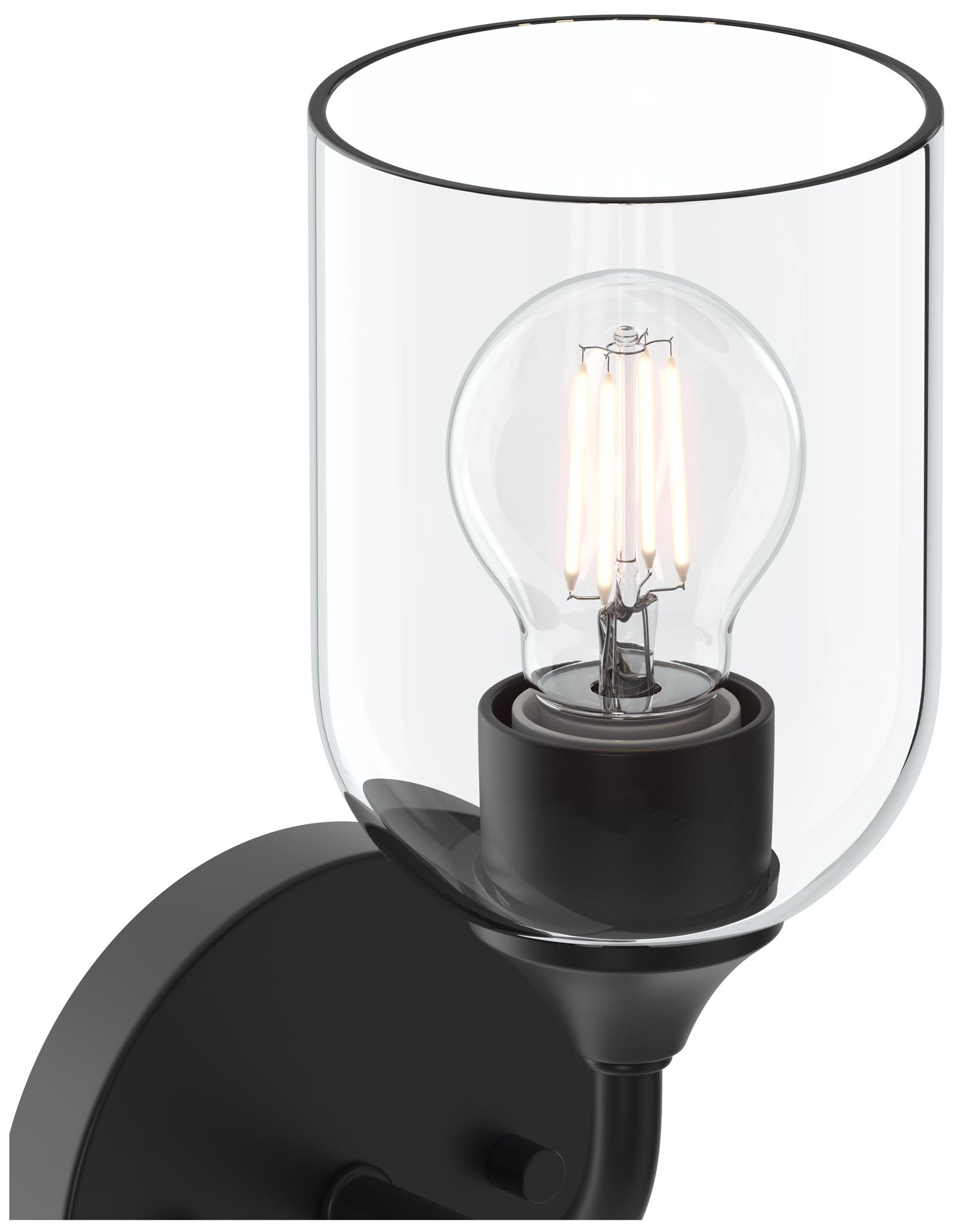 Image 6 Ilia 1-Light Wall Sconce with Clear Glass Shade more views