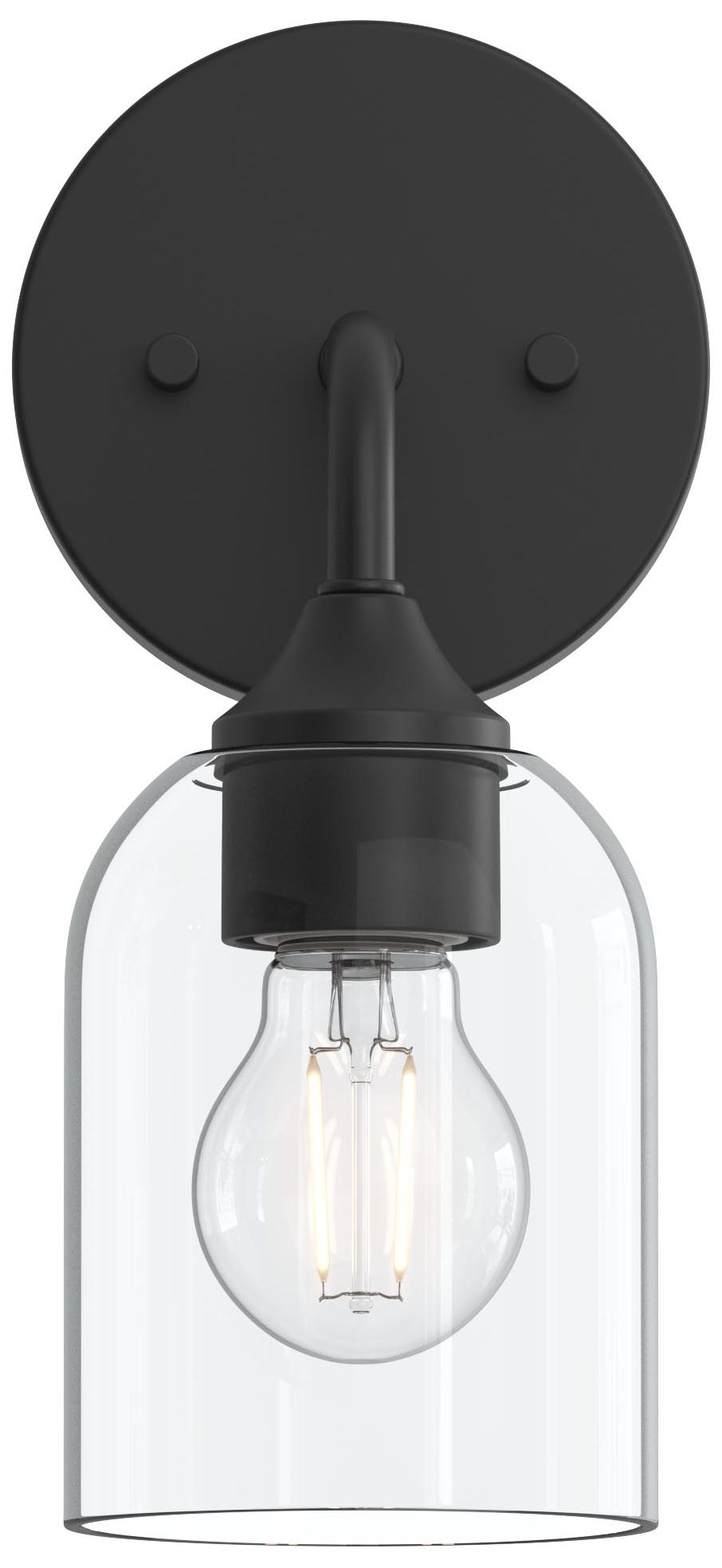 Image 7 Ilia 1-Light Wall Sconce with Clear Glass Shade more views