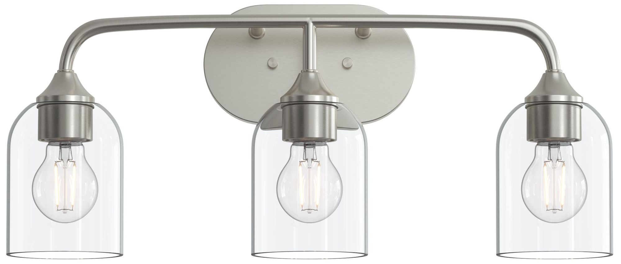 Image 7 Ilia 3-Light Bath Vanity with Clear Glass Shade more views