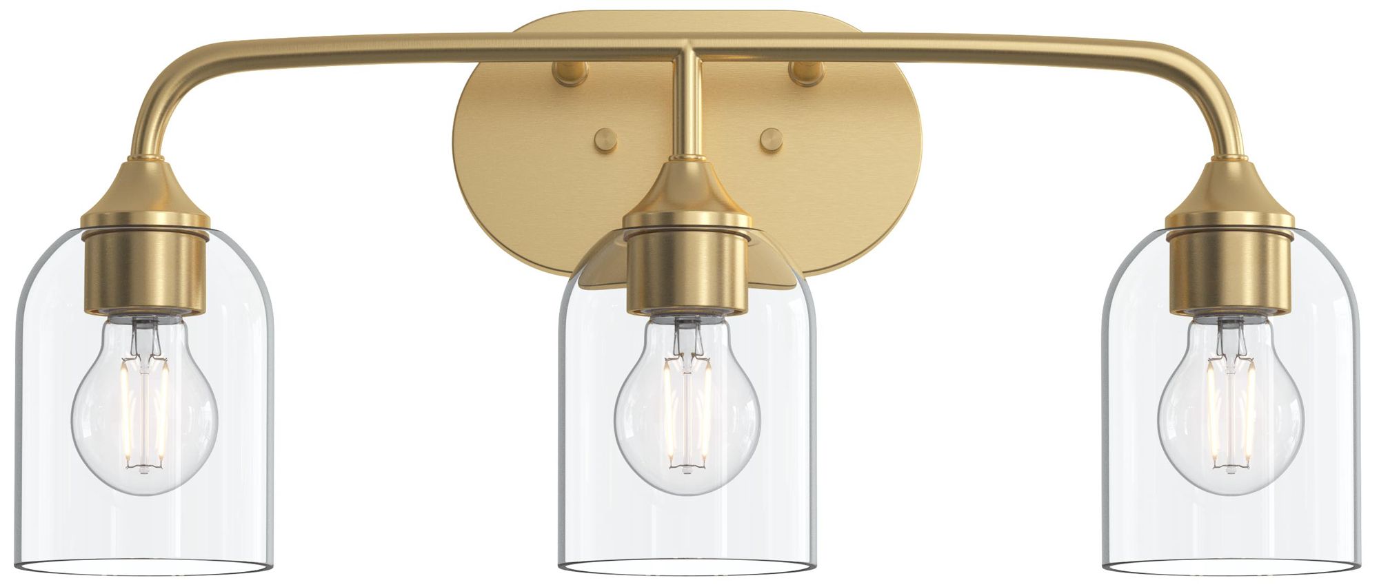 Image 7 Ilia 3-Light Bath Vanity with Clear Glass Shade more views