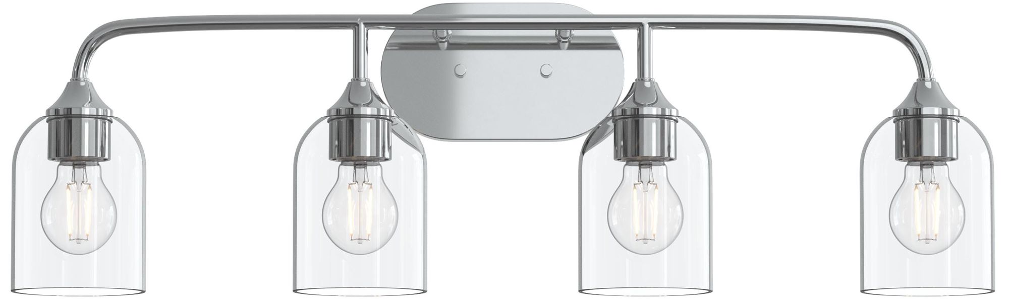 Image 7 Ilia 4-Light Bath Vanity with Clear Glass Shade more views