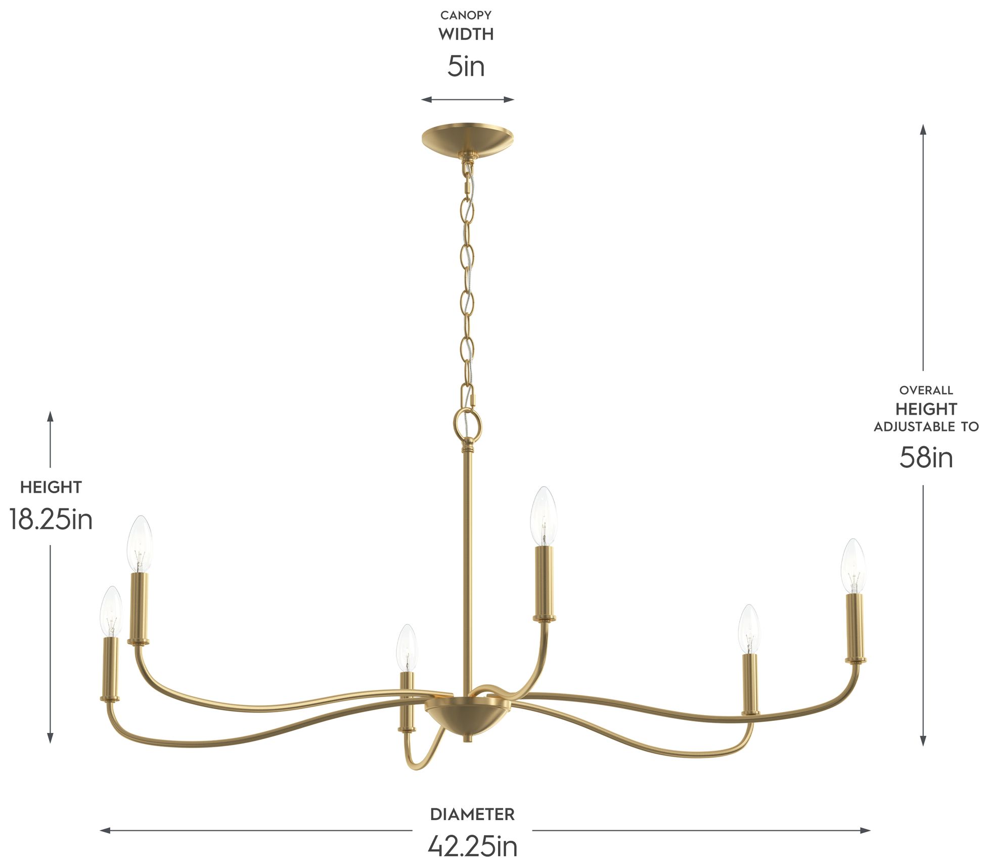 Image 6 Ilia 6-Light Extra Large Chandelier more views