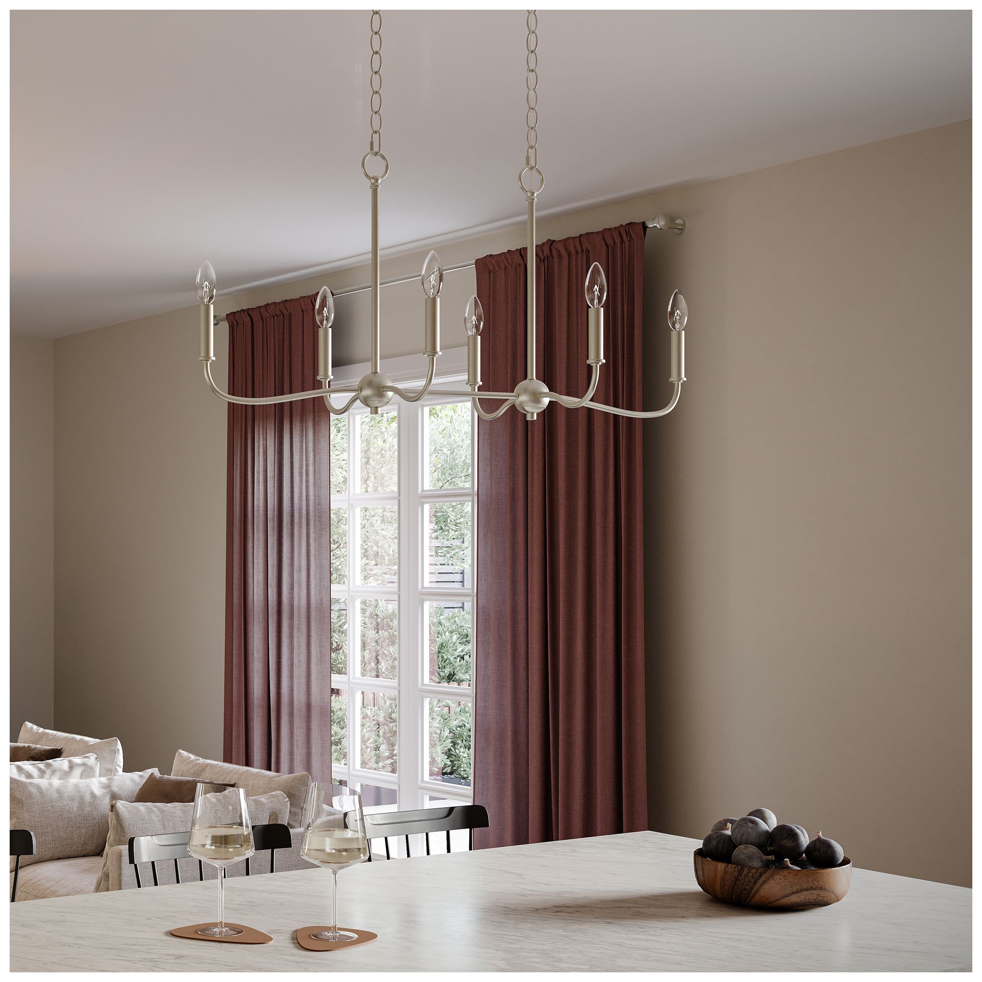 Image 3 Ilia 6-Light Island Chandelier more views