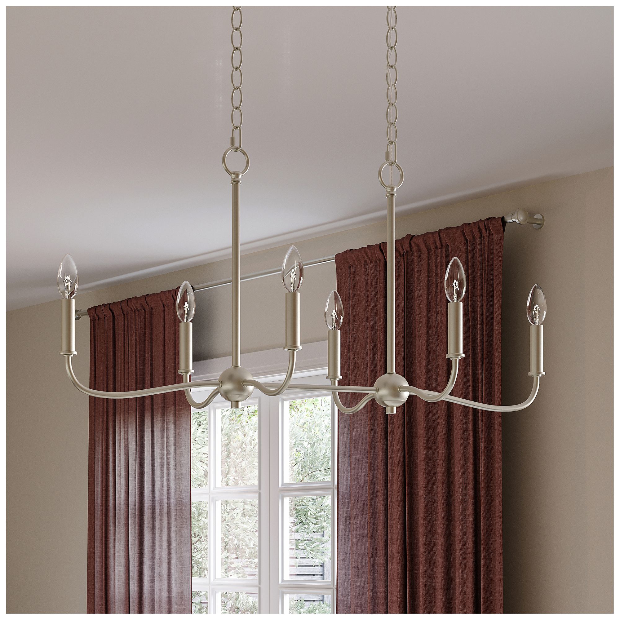 Ilia 6-Light Island Chandelier