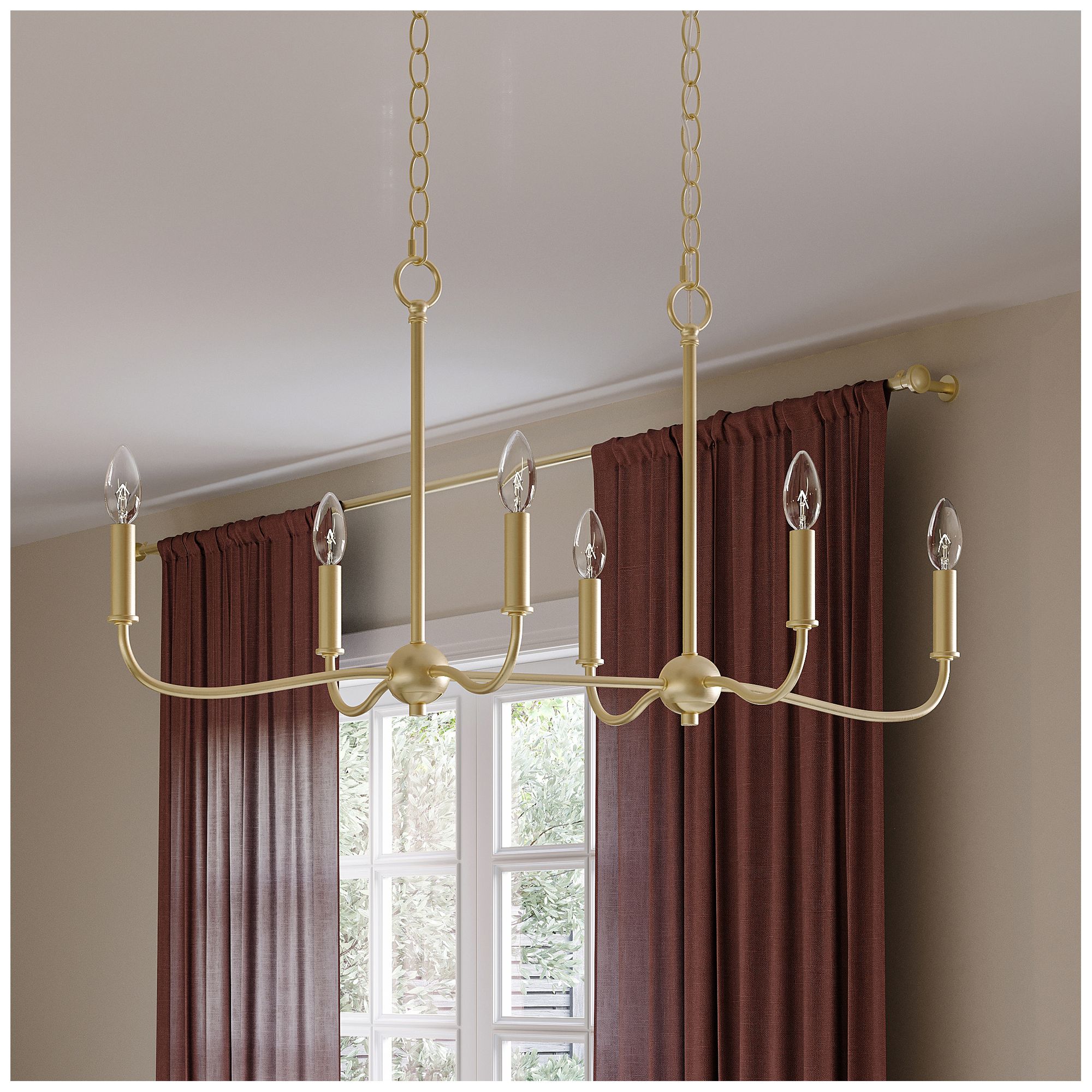 Ilia 6-Light Island Chandelier