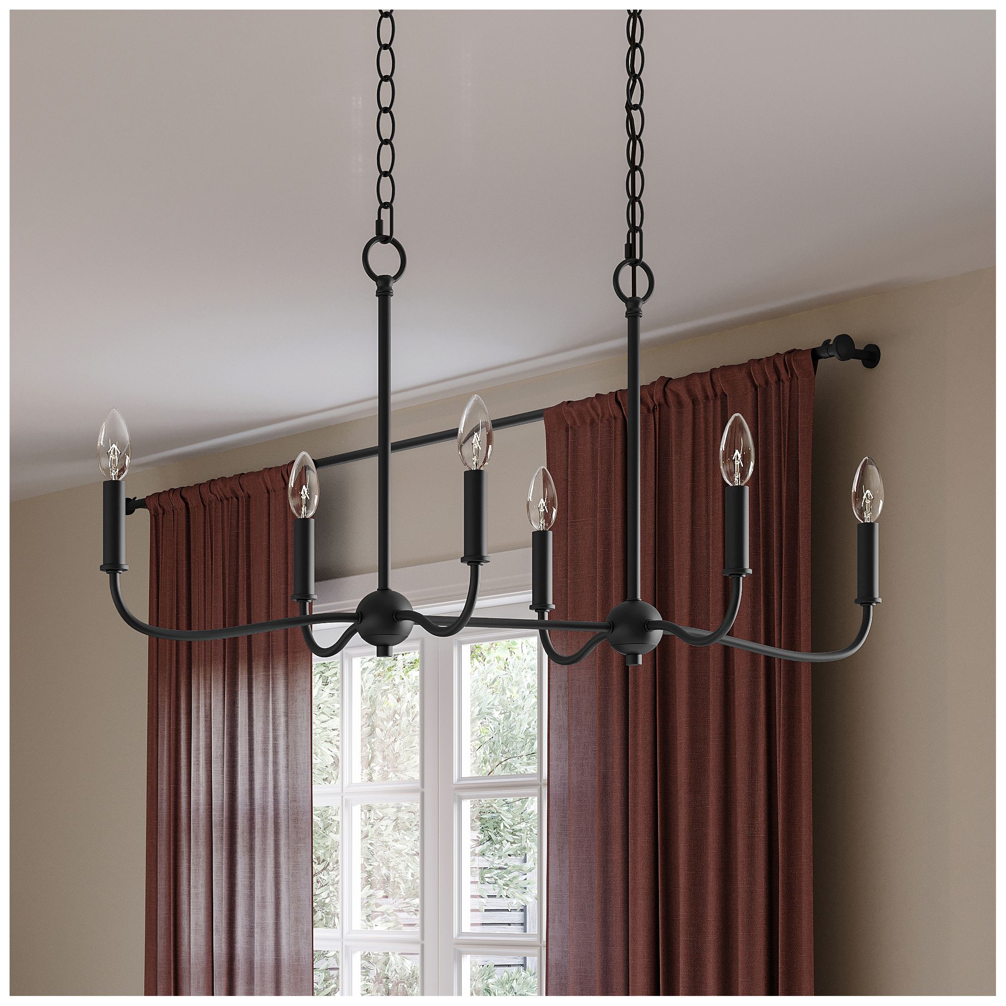 Ilia 6-Light Island Chandelier
