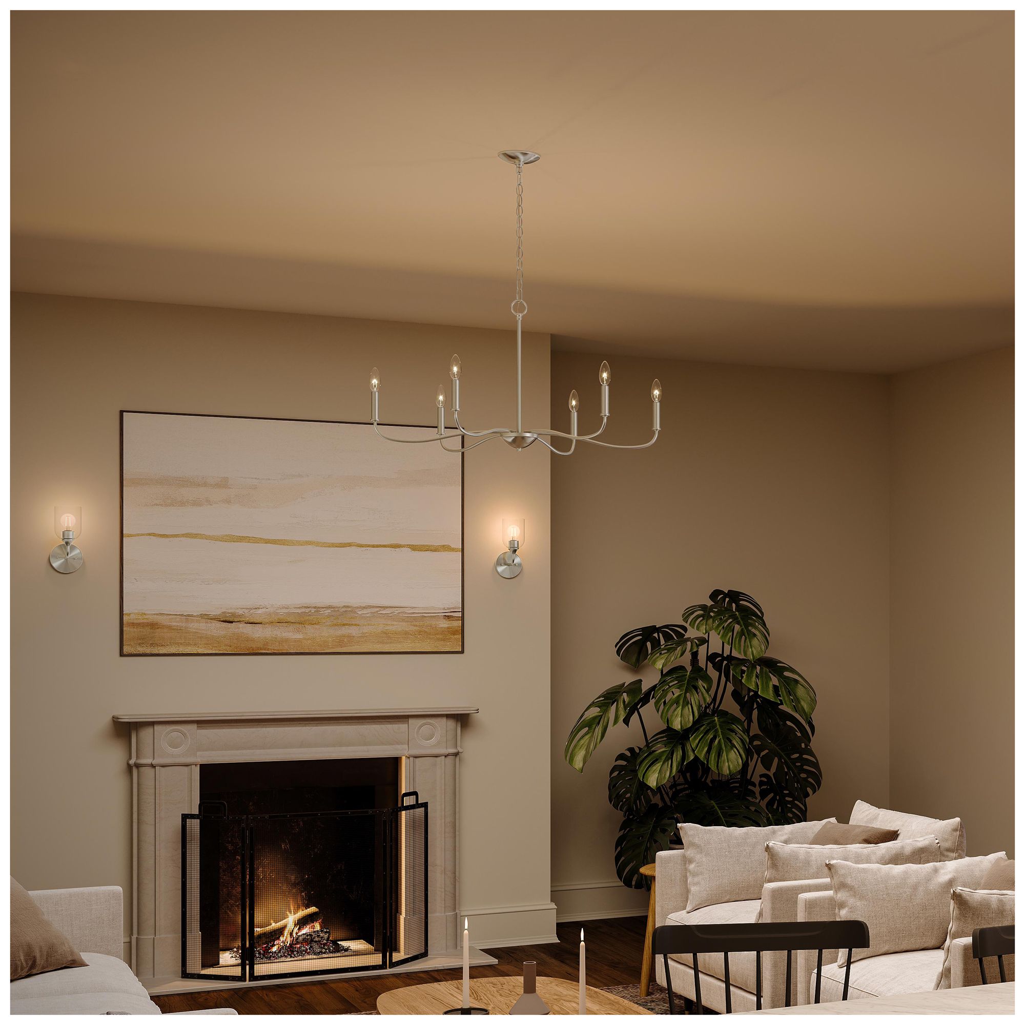 Image 5 Ilia 6-Light Large Chandelier more views