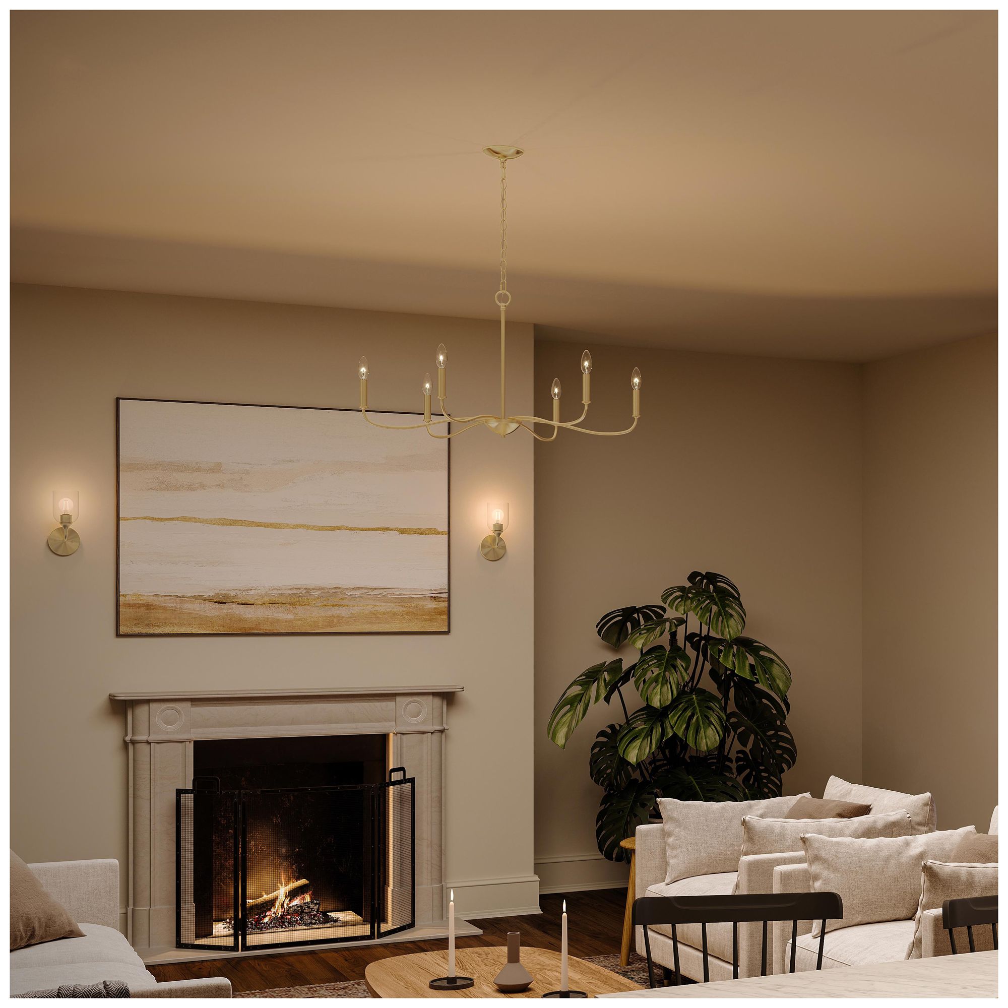 Image 5 Ilia 6-Light Large Chandelier more views