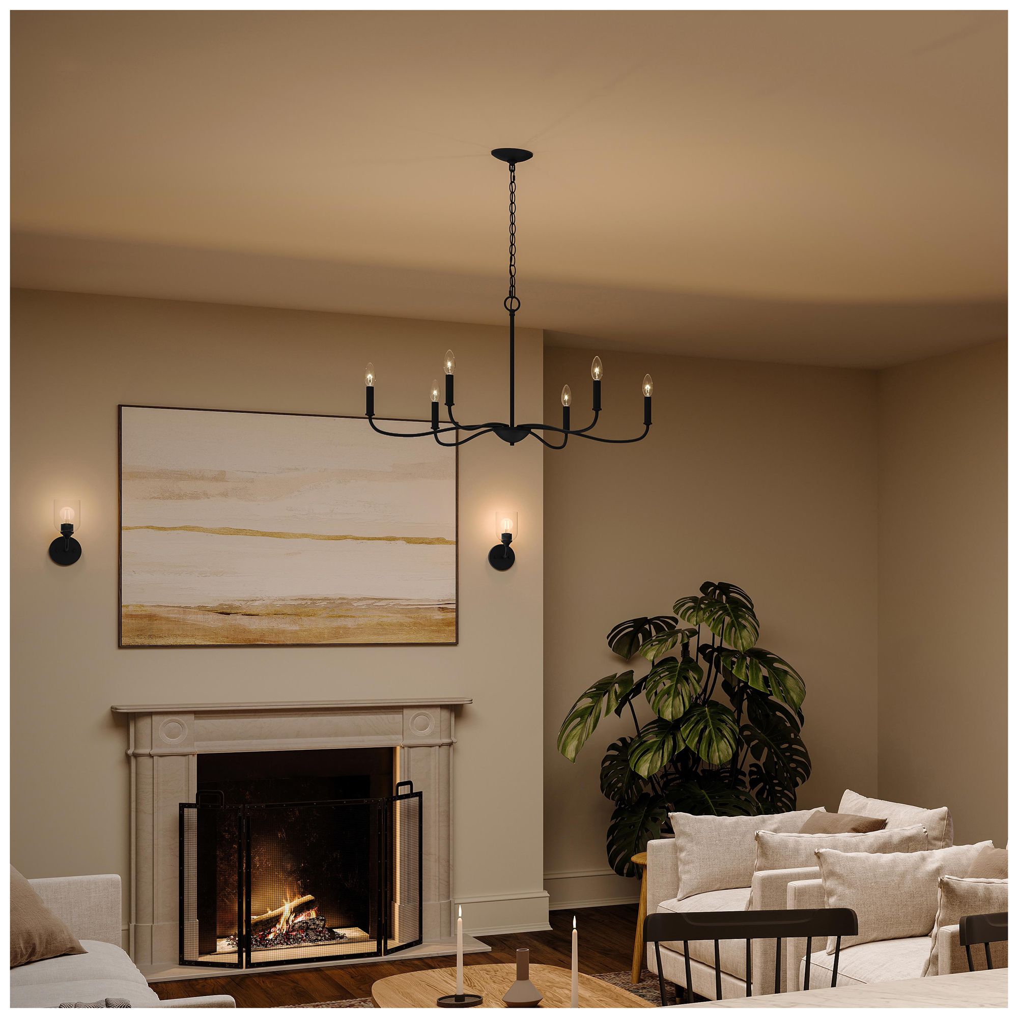 Image 5 Ilia 6-Light Large Chandelier more views