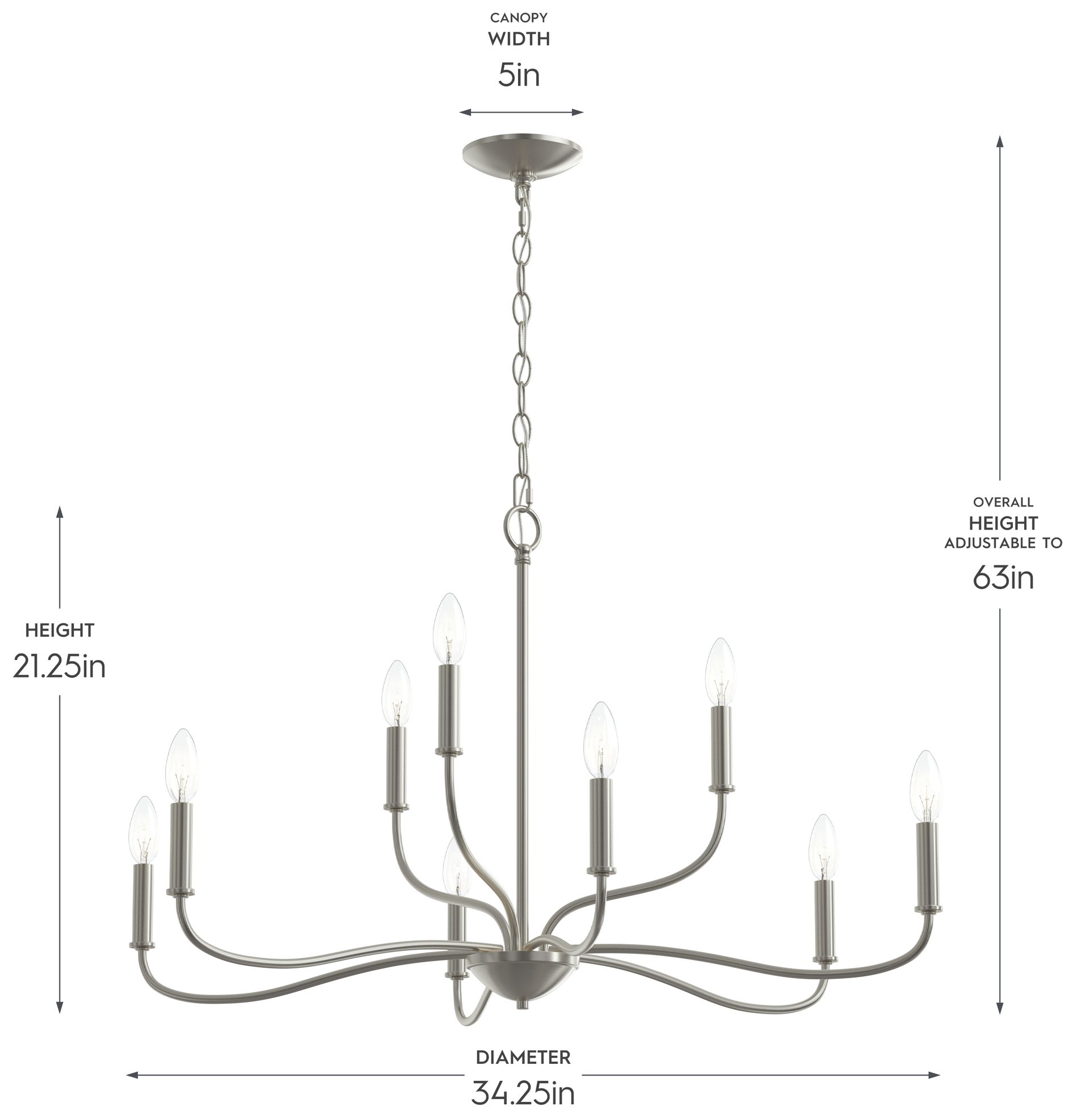Image 6 Ilia 9-Light Two-Tier Chandelier more views