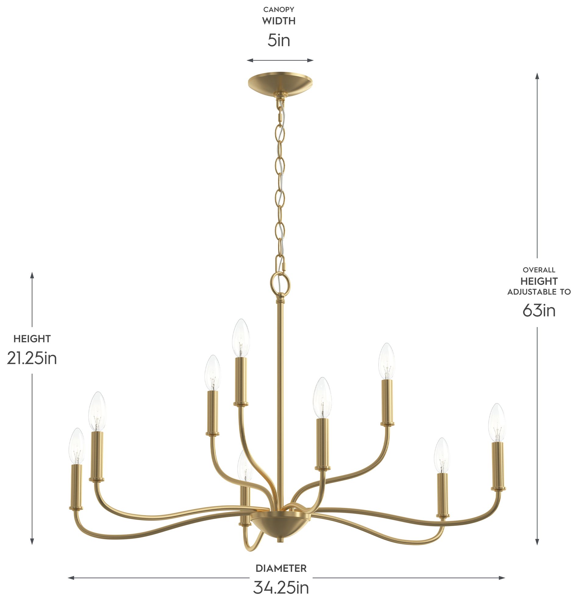 Image 6 Ilia 9-Light Two-Tier Chandelier more views