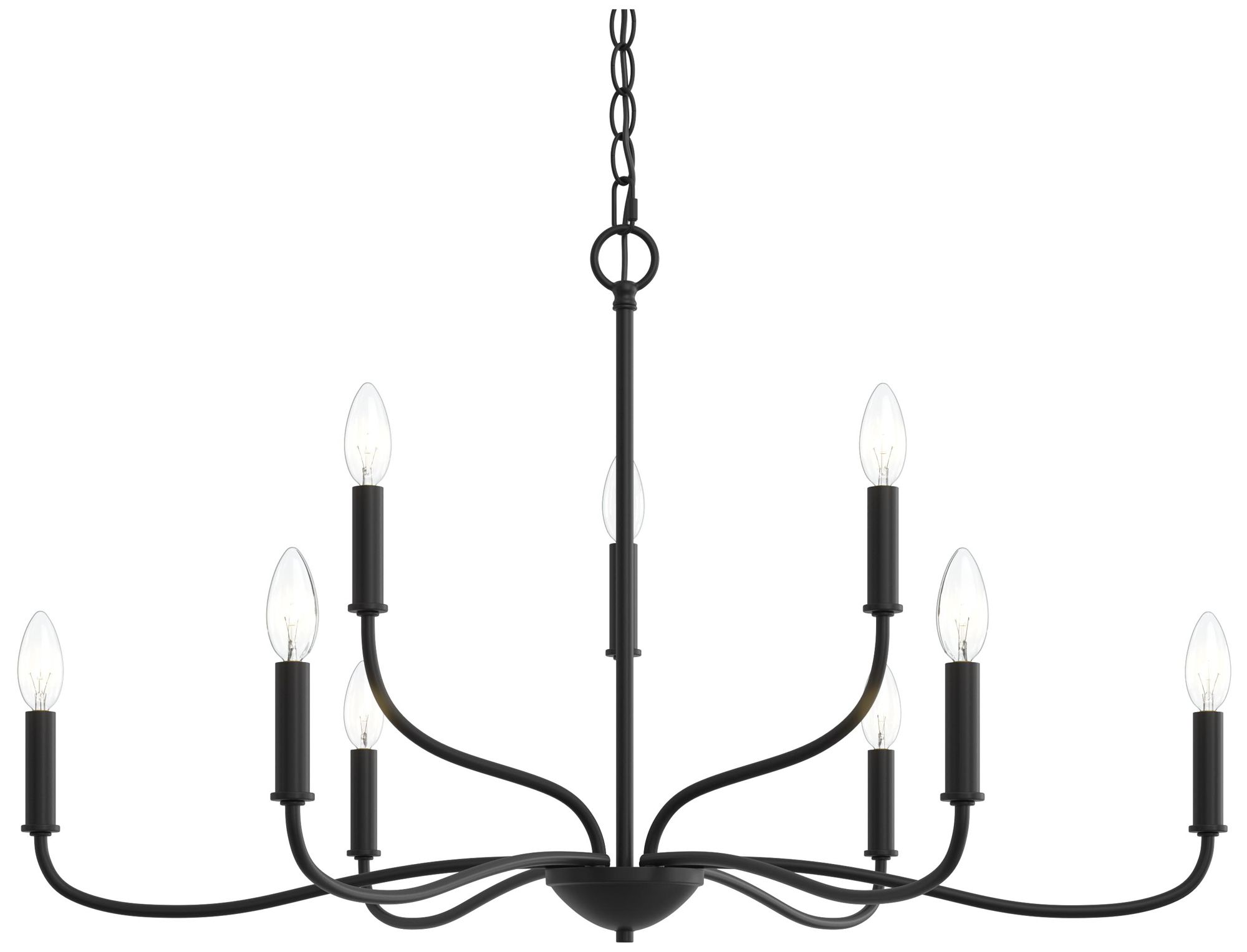 Image 7 Ilia 9-Light Two-Tier Chandelier more views