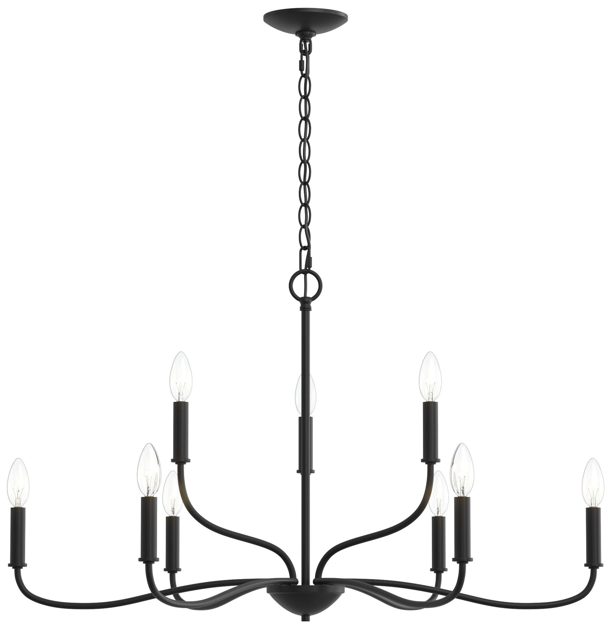 Ilia 9-Light Two-Tier Chandelier